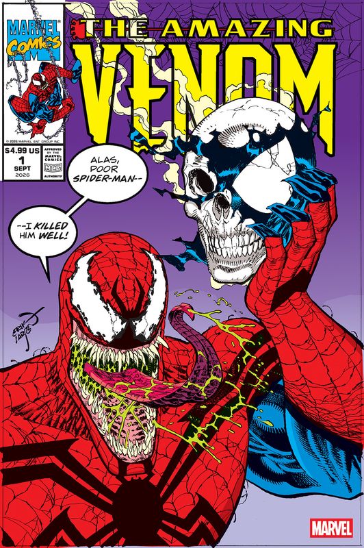 THE AMAZING VENOM #1 CVR C ERIK LARSEN HOMAGE VAR MARVEL COMICS (30th September 2026) THE AMAZING VENOM #1 CVR C ERIK LARSEN HOMAGE VAR MARVEL COMICS (30th September 2026)
