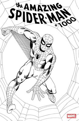 AMAZING SPIDER-MAN #1000 CVR V INC 1-50 STEVE DITKO BLACK & WHITE VARIANT MARVEL COMICS (30th September 2026) AMAZING SPIDER-MAN #1000 CVR V INC 1-50 STEVE DITKO BLACK & WHITE VARIANT MARVEL COMICS (30th September 2026)