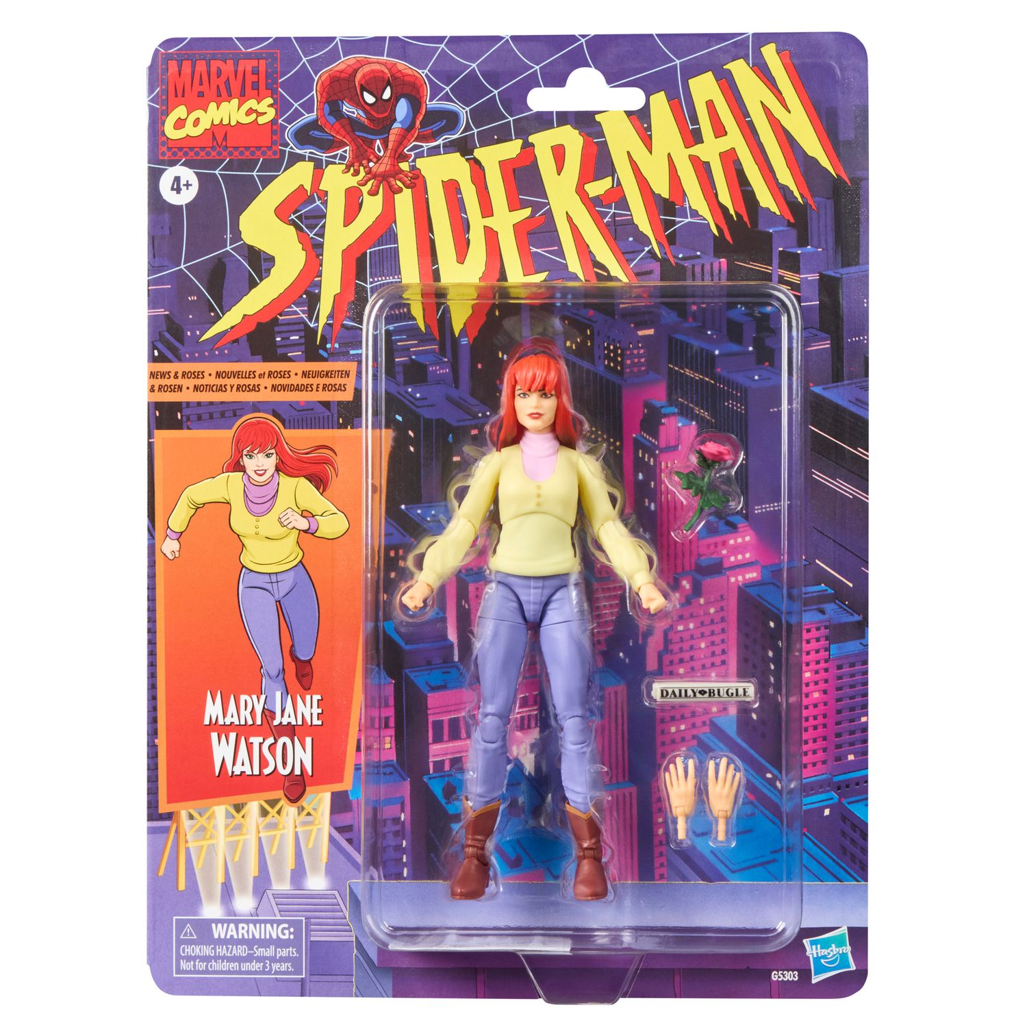 ***PRE-ORDER*** Marvel Legends Spider Man: The Animated Series Retro Mary Jane Watson Action Figure ***PRE-ORDER*** Marvel Legends Spider Man: The Animated Series Retro Mary Jane Watson Action Figure