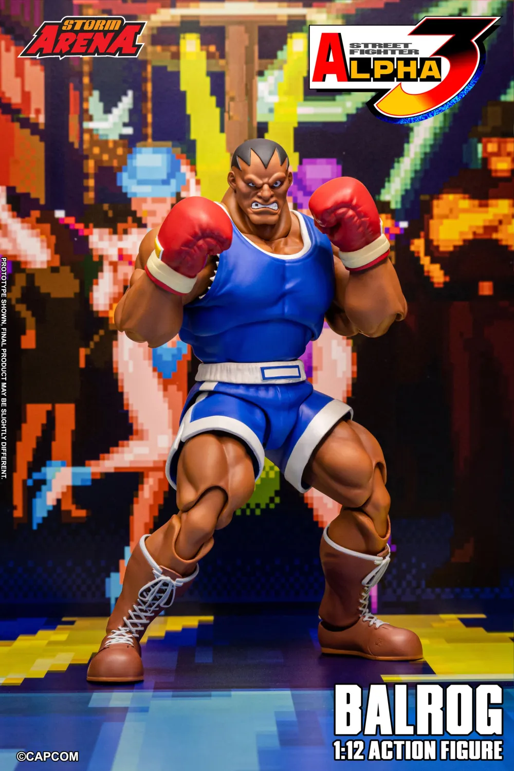 **PRE ORDER** STORM COLLECTIBLES Storm Arena 1/12 Scale: Street Fighter Alpha 3 Balrog (M. Bison) Action Figure **PRE ORDER** STORM COLLECTIBLES Storm Arena 1/12 Scale: Street Fighter Alpha 3 Balrog (M. Bison) Action Figure