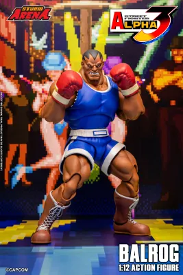 **PRE ORDER** STORM COLLECTIBLES Storm Arena 1/12 Scale: Street Fighter Alpha 3 Balrog (M. Bison) Action Figure
