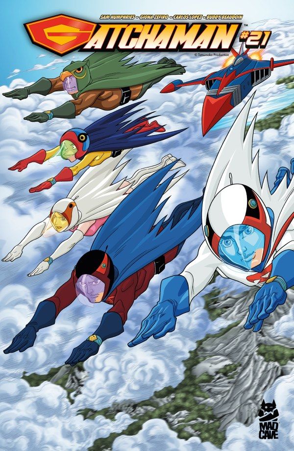 GATCHAMAN #21 CVR A CHRIS BATISTA SABRINA CINTRON MAD CAVE COMICS (7th October 2026)