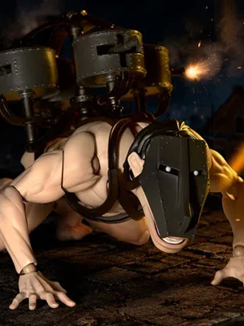 ***PRE-ORDER*** Amazing Yamaguchi Revoltech Attack on Titan  NR150 Cart Titan Action Figure