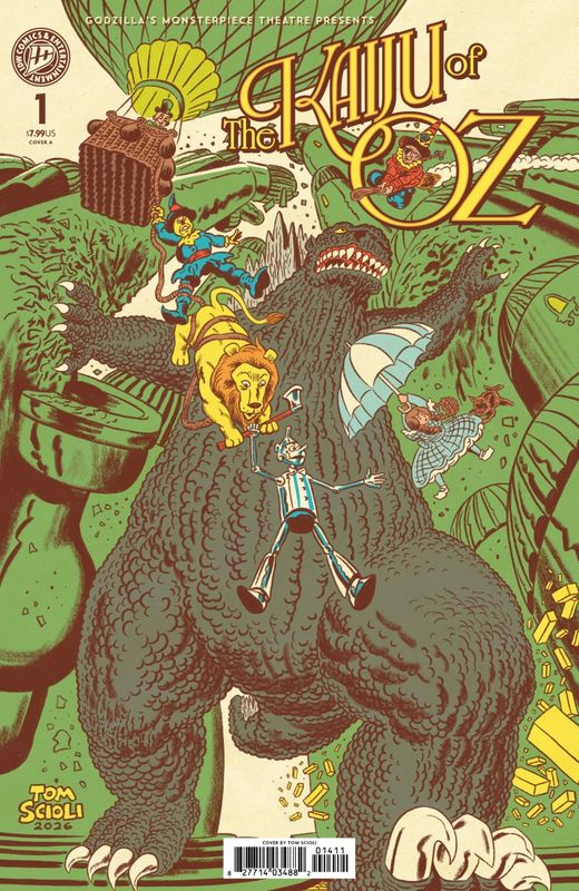 GODZILLAS MONSTERPIECE THEATRE KAIJU OF OZ CVR A IDW COMICS (7th October 2026)