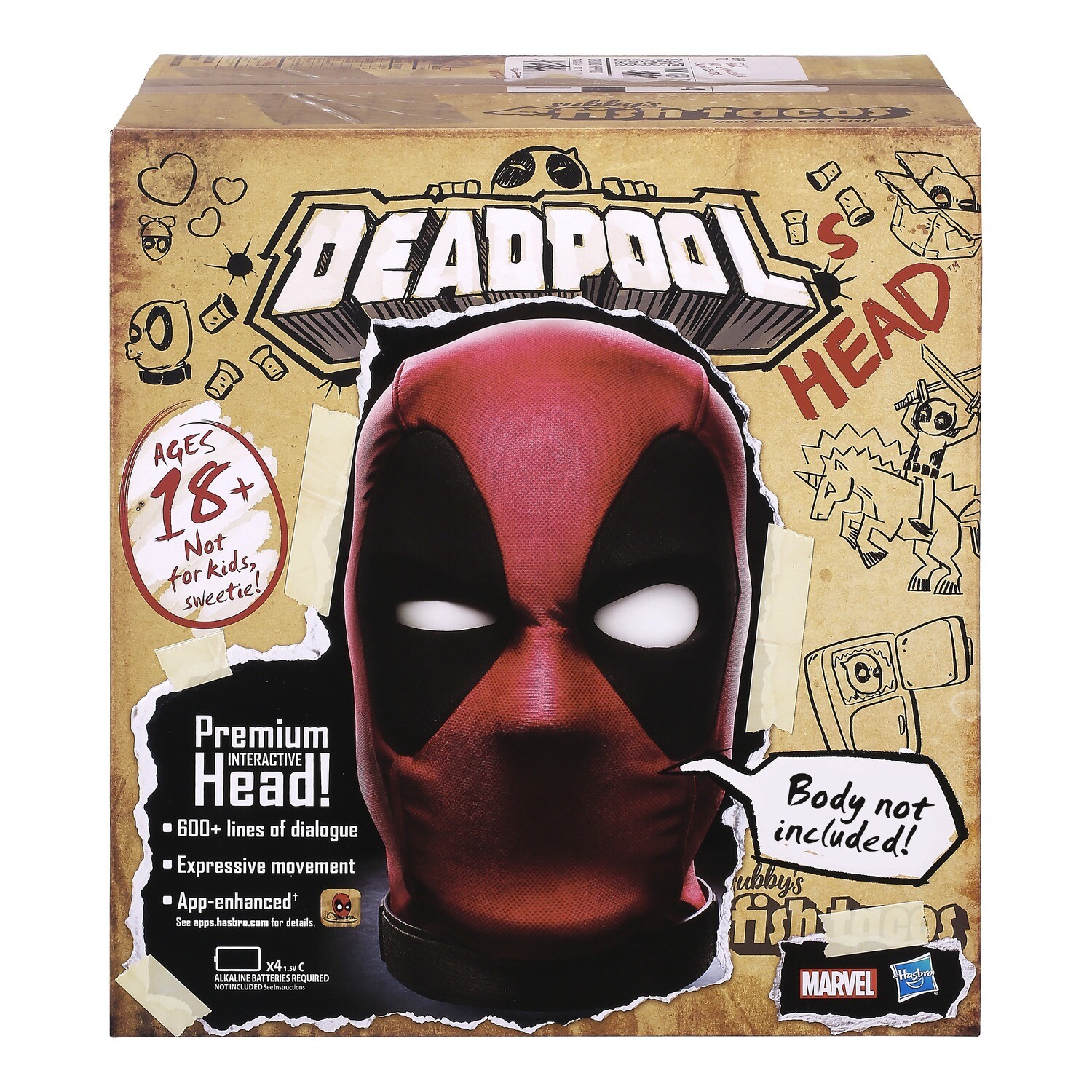 Marvel Legends Deadpools Head Premium Interactive Head Marvel Legends Deadpools Head Premium Interactive Head