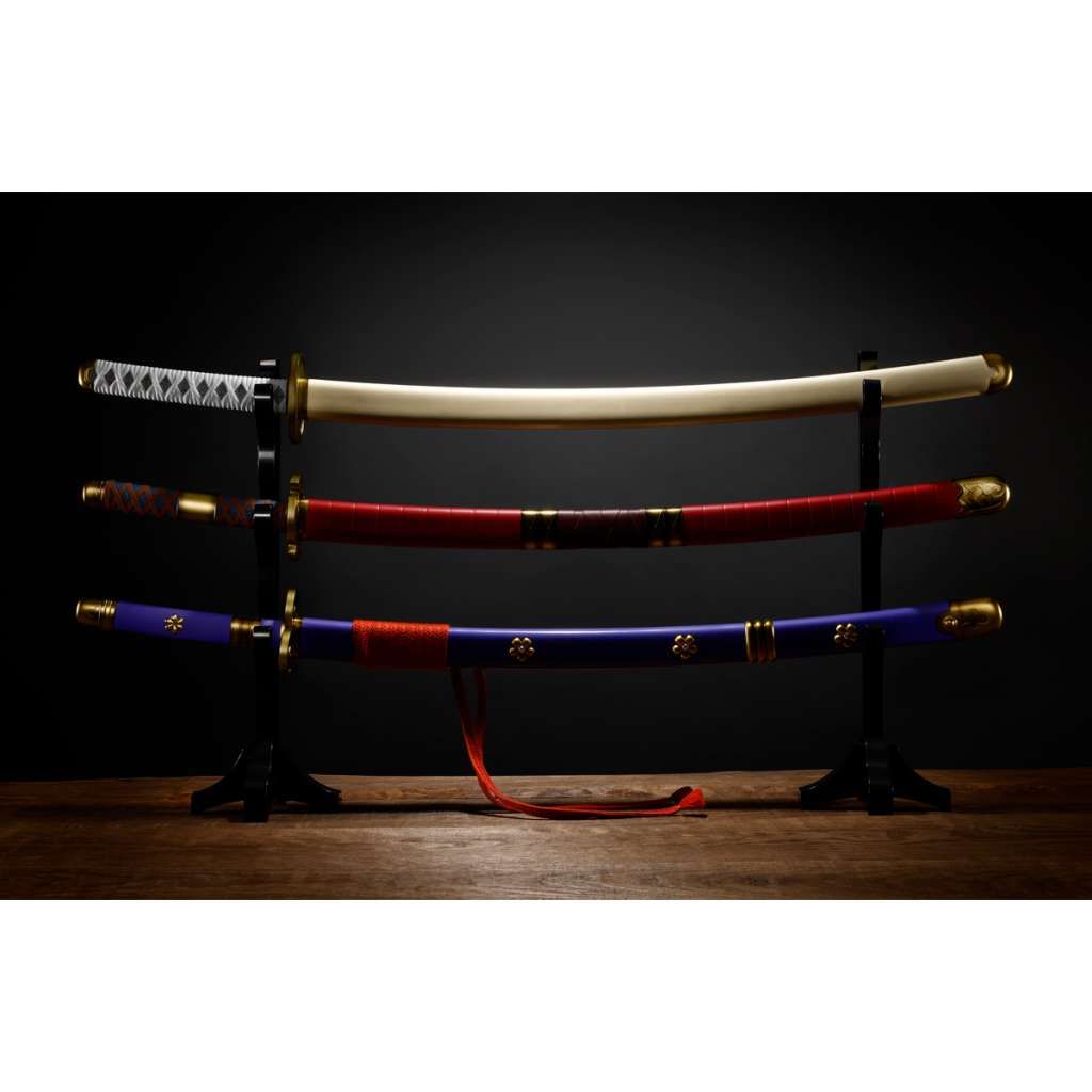 Bandai One Piece Roronoa Zoro 3 Sword Style Proplica Set Bandai One Piece Roronoa Zoro 3 Sword Style Proplica Set