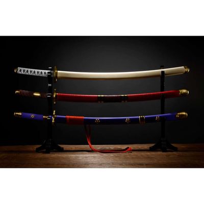 Bandai One Piece Roronoa Zoro 3 Sword Style Proplica Set Bandai One Piece Roronoa Zoro 3 Sword Style Proplica Set
