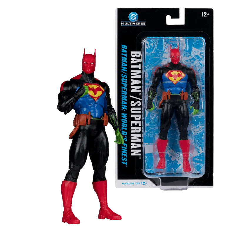 MCFARLANE TOYS DC Multiverse 7in Batman/Superman (Batman/Superman World’s Finest) Blister Card Action Figure MCFARLANE TOYS DC Multiverse 7in Batman/Superman (Batman/Superman World’s Finest) Blister Card Action Figure