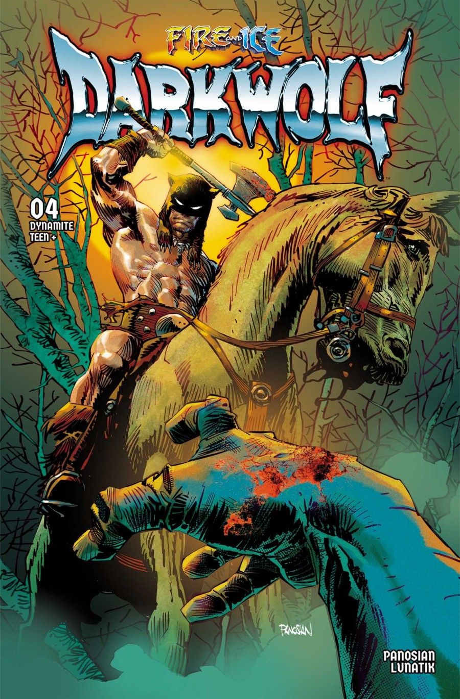 FIRE AND ICE DARKWOLF #4 CVR A DAN PANOSIAN VAR IDW COMICS (14th October 2026) FIRE AND ICE DARKWOLF #4 CVR A DAN PANOSIAN VAR IDW COMICS (14th October 2026)