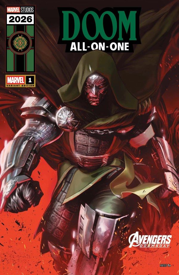 DOOM ALL-ON-ONE #1 CVR B GREG CAPULLO VAR MARVEL COMICS (14th October 2026) DOOM ALL-ON-ONE #1 CVR B GREG CAPULLO VAR MARVEL COMICS (14th October 2026)