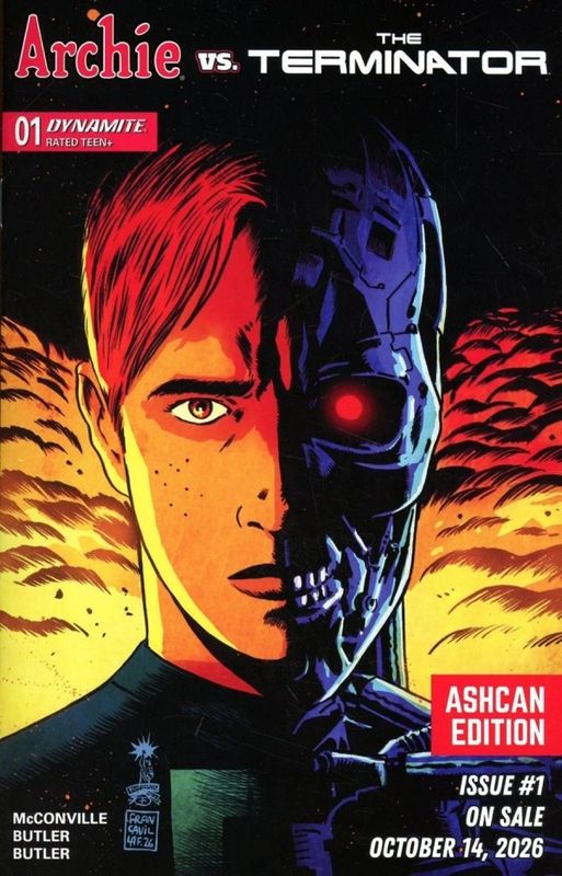 ARCHIE VS THE TERMINATOR #1 CVR A FRANCESCO DYNAMITE COMICS (14th October 2026) ARCHIE VS THE TERMINATOR #1 CVR A FRANCESCO DYNAMITE COMICS (14th October 2026)
