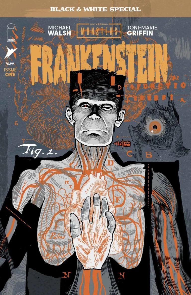 UNIVERSAL MONSTERS FRANKENSTEIN B&W SPECIAL #1 IMAGE COMICS (14th October 2026)