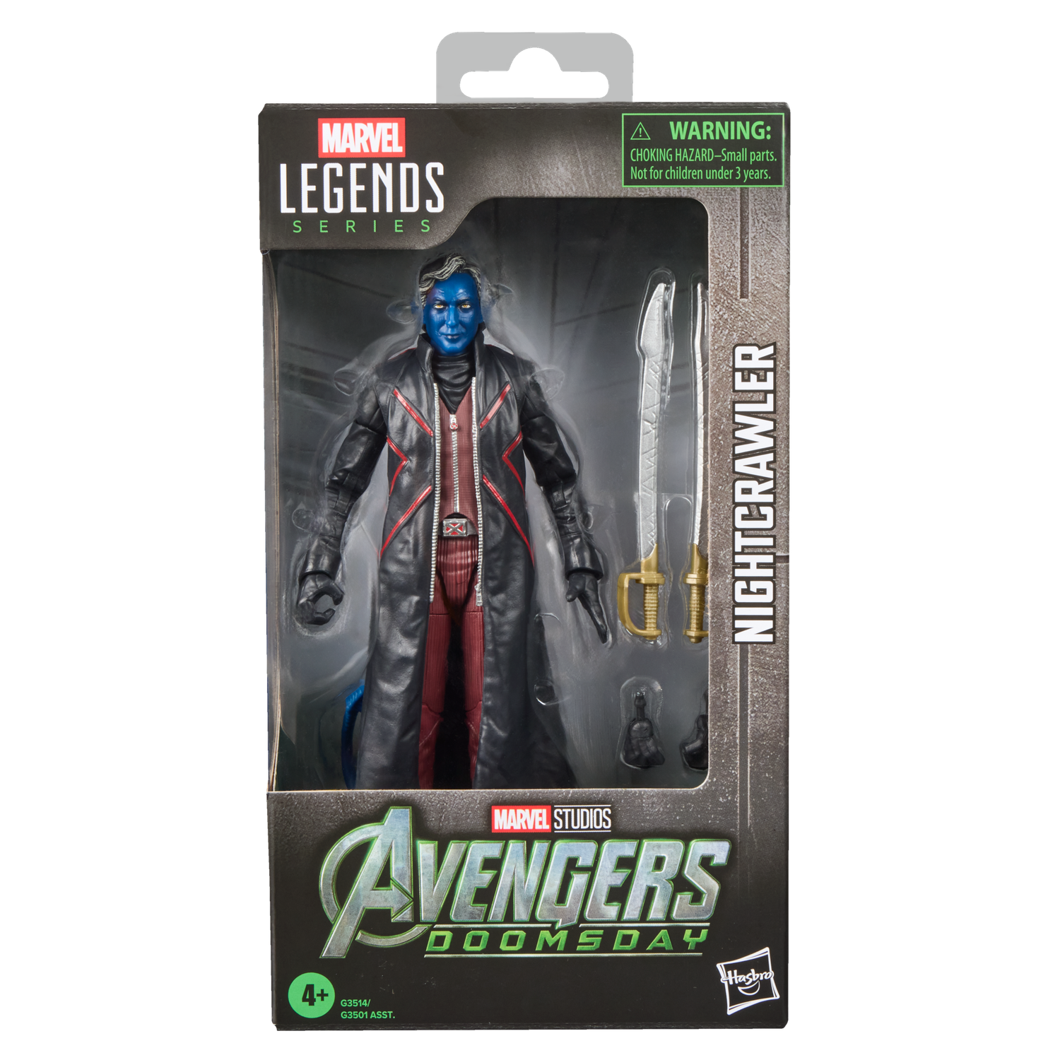 ***PRE ORDER*** Marvel Legends Series 6" Marvel Studios' Avengers: Doomsday Movie Nightcrawler Action Figure