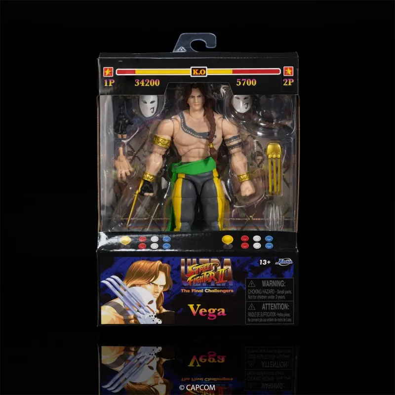 ***PRE-ORDER*** JADA TOYS Ultra Street Fighter II 6-Inch Scale Vega Player 2 Exclusive Action Figure