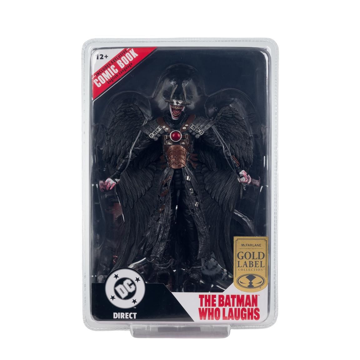 *** PRE ORDER*** MCFARLANE TOYS DC DIRECT 7IN WITH COMIC WV14 Batman Who Laughs Batman (Hawkman # 18) FIGURE