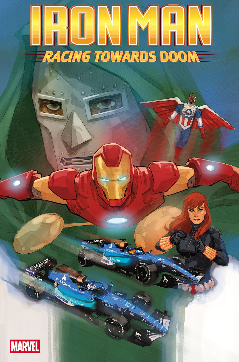 IRON MAN RACING TOWARDS DOOM #1 CVR A PHIL NOTO MARVEL COMICS (21st October 2026) IRON MAN RACING TOWARDS DOOM #1 CVR A PHIL NOTO MARVEL COMICS (21st October 2026)