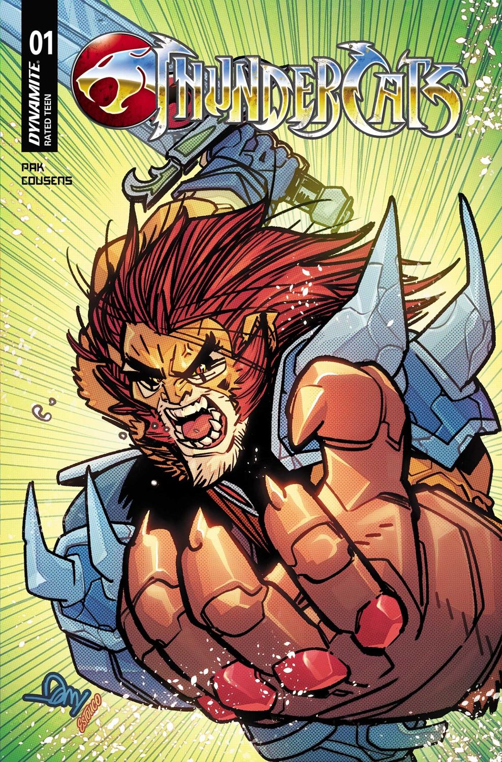 THUNDERCATS (2026) #1 CVR E SETH DAMOOSE VAR DYNAMITE COMICS (21st October 2026)