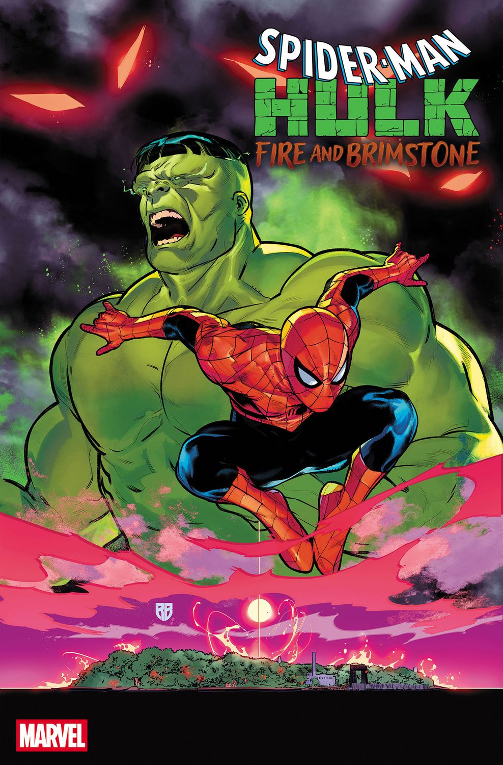 SPIDER-MAN HULK FIRE AND BRIMSTONE #3 CVR A RB SILVA MARVEL COMICS (28th October 2026) SPIDER-MAN HULK FIRE AND BRIMSTONE #3 CVR A RB SILVA MARVEL COMICS (28th October 2026)