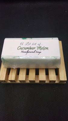 Cucumber melon bar soap