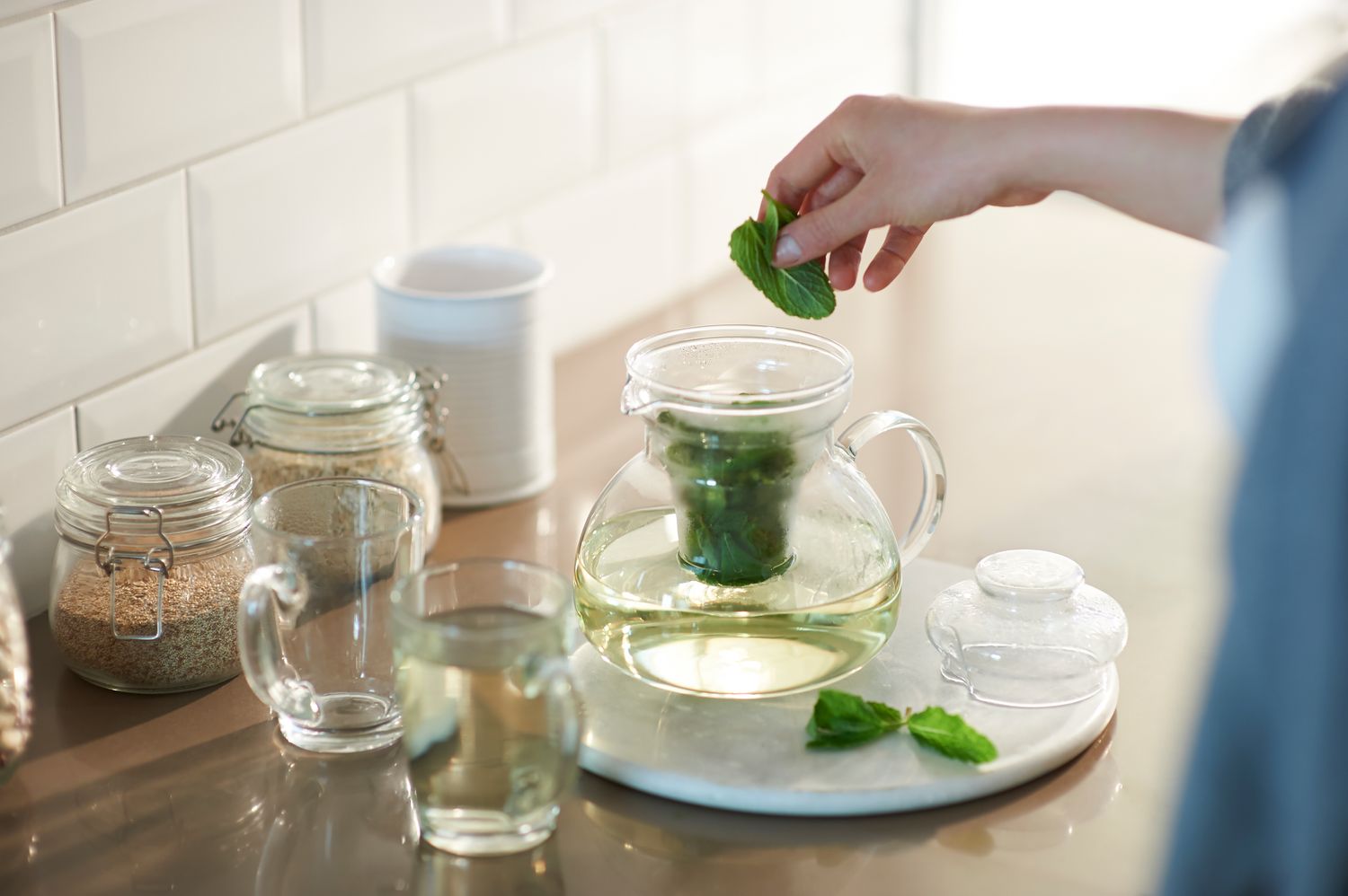 Green tea and cucumber massage bar soap