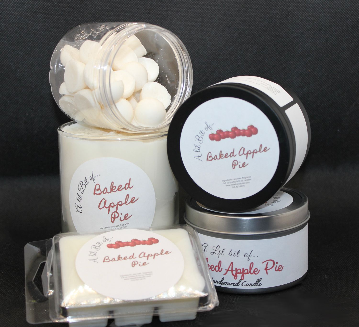 Baked Apple Pie 12 oz jar candle