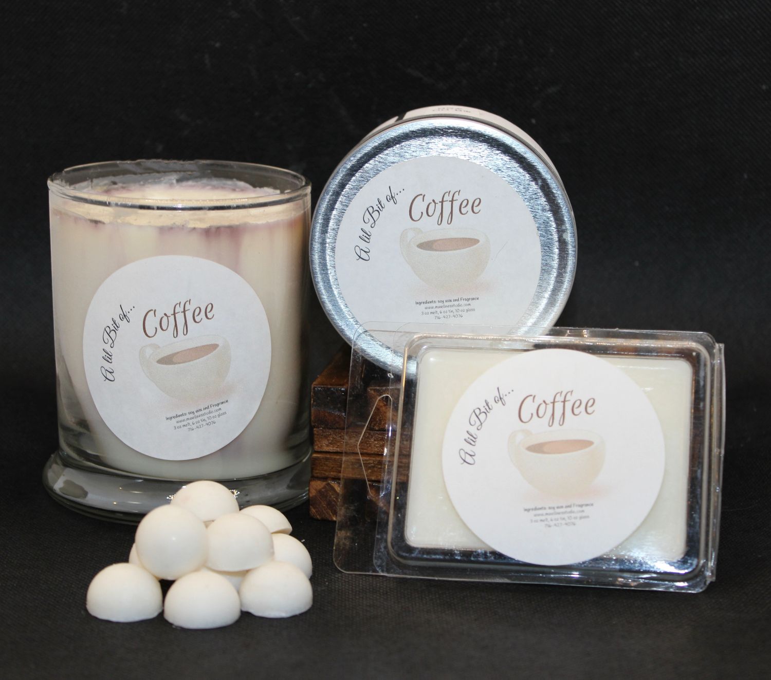 Coffee 12 oz jar candle