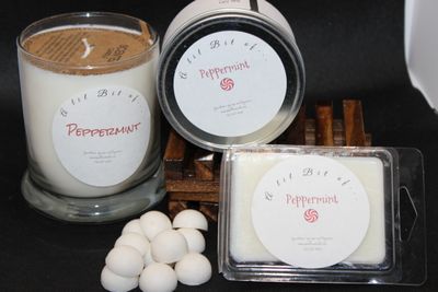 Peppermint 12 oz jar candle