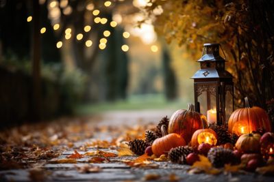 Autumn Harvest 8 oz tin candle