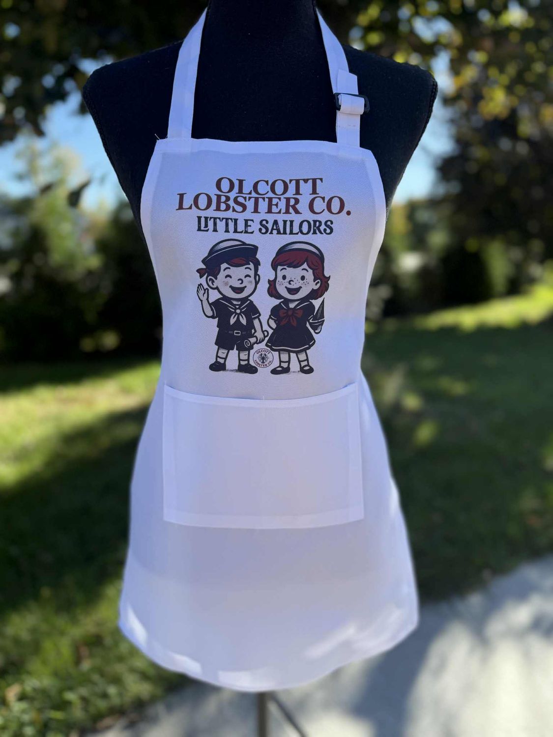 Olcott Lobster Co. Little Sailors Kids Apron