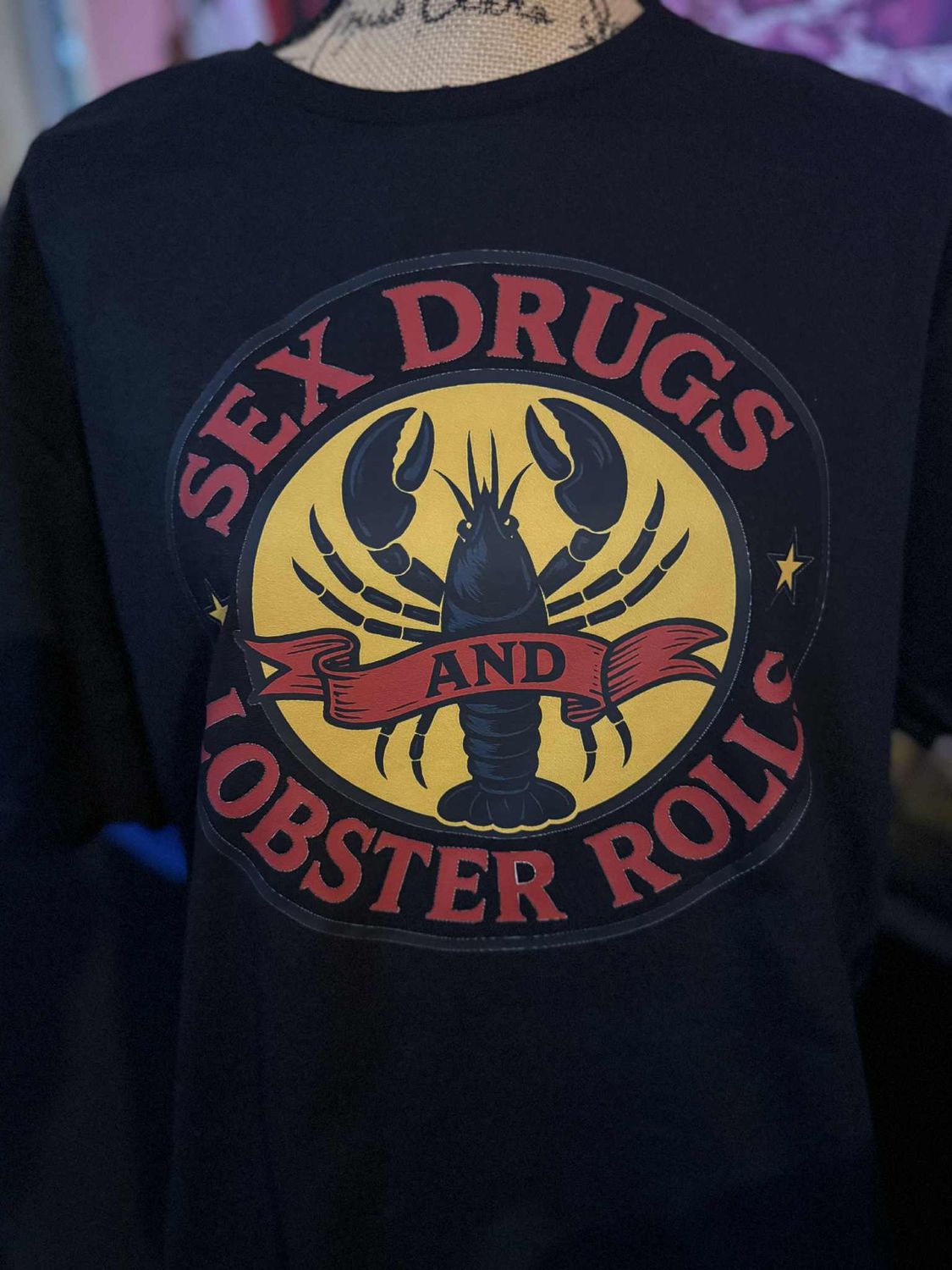 “Sex, Drugs &amp; Lobster Rolls” – Lobster Roll Rock Stars Tee