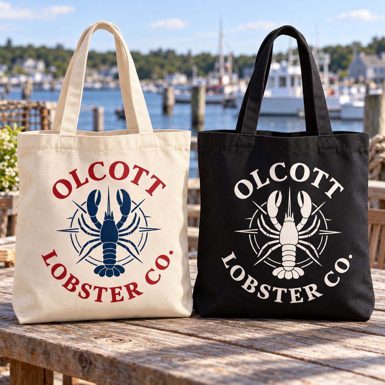 ​Olcott Lobster Co. Canvas Tote Bag