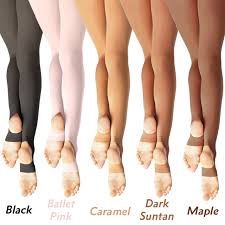 Child Stirrup Tight: Dark Suntan