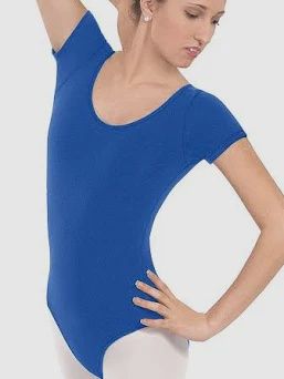 Adult Short Sleeve Microfiber Leotard