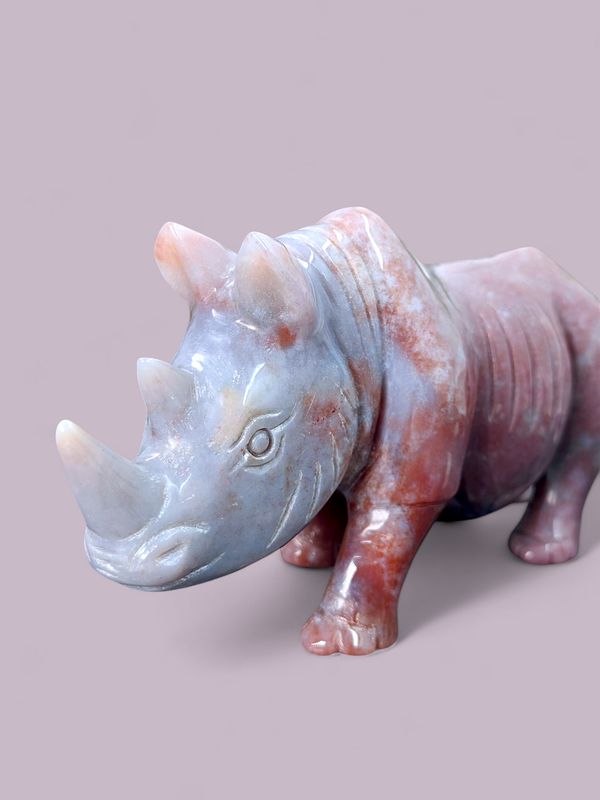 Noshörning i Ocean Jaspis – 848 g