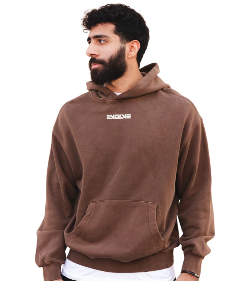 NCE brown Hoodie - M