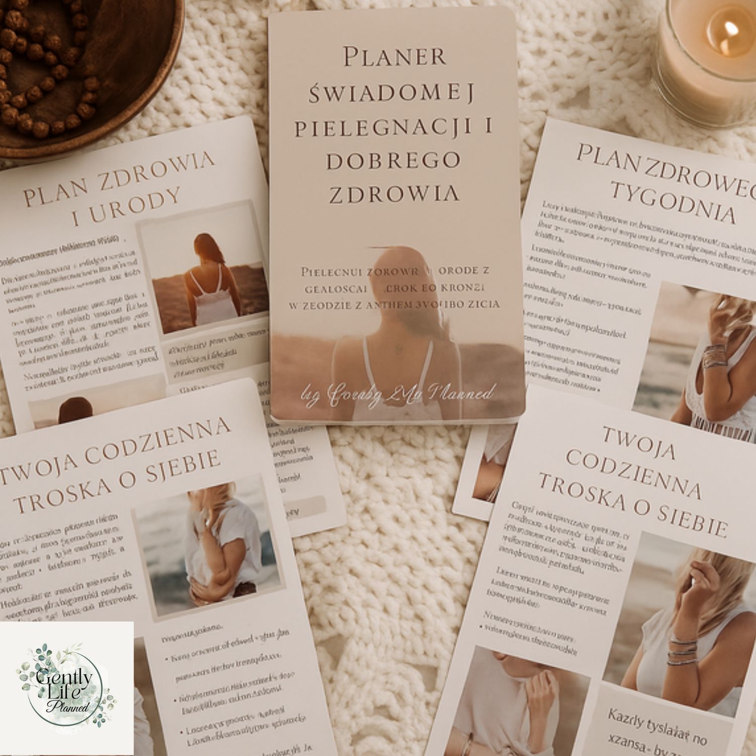 Gently Life – Zdrowie &amp; Uroda Planner do druku