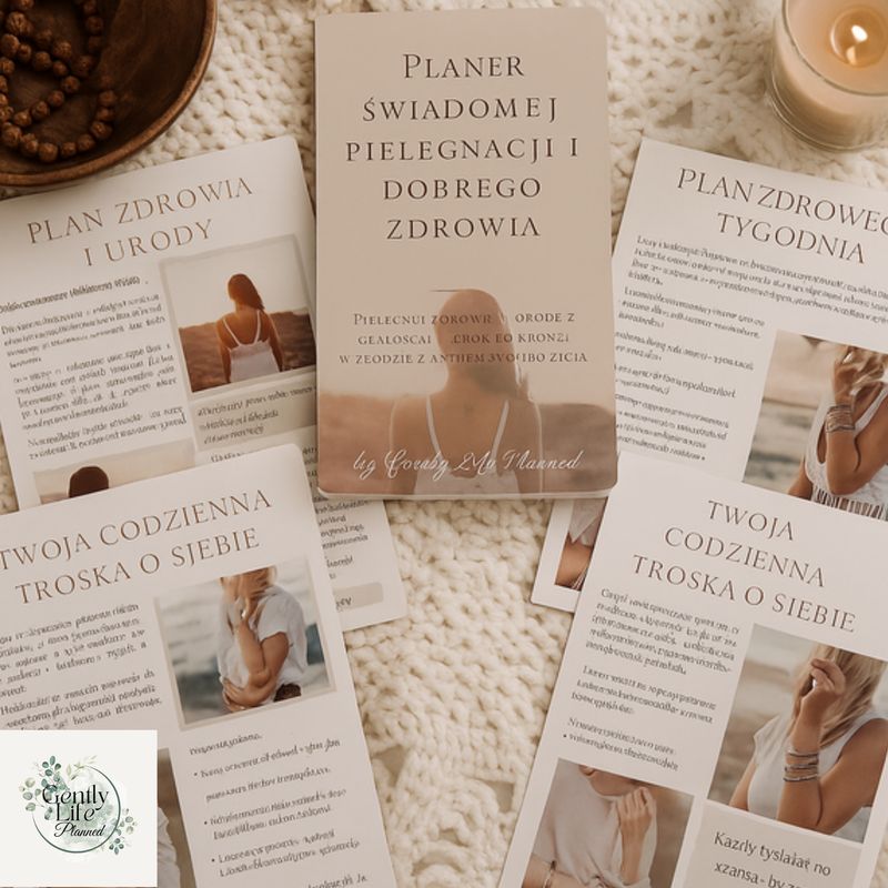 Gently Life – Zdrowie &amp; Uroda Planner do druku