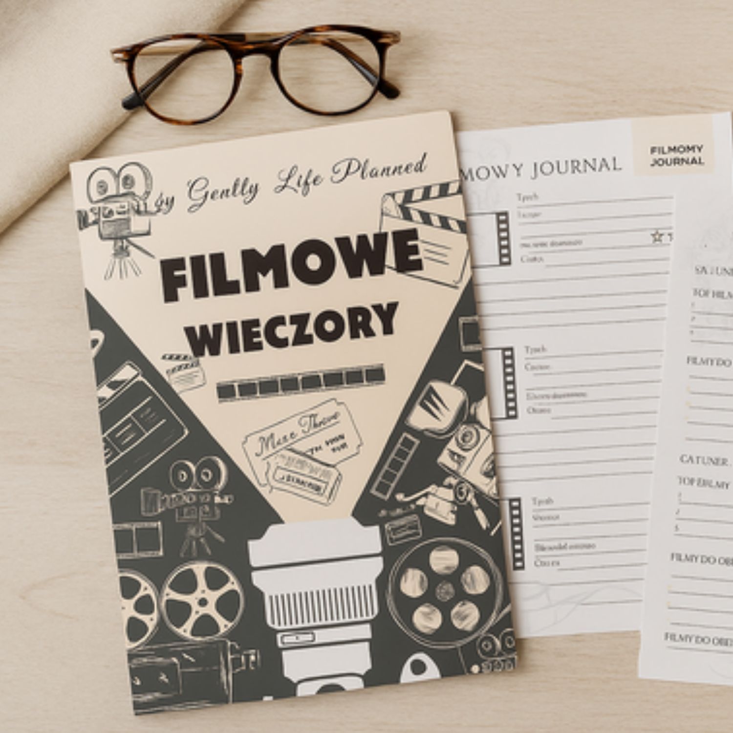 Gently Life Journal Filmowe Wieczory do druku