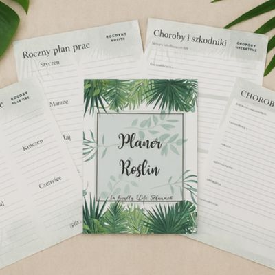 Gently Life Planer Roślin do druku