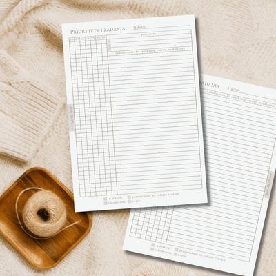 Gently Life Priorytety i zadania do druku