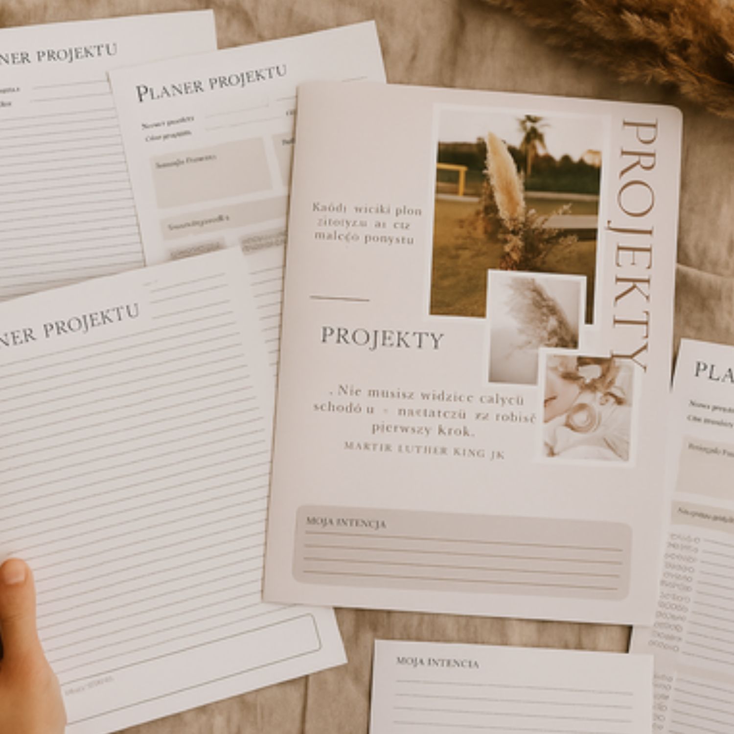 Gently Life Planer projektu do druku