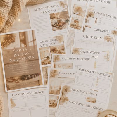 Gently Life Planer Świąt Bożego Narodzenia do druku