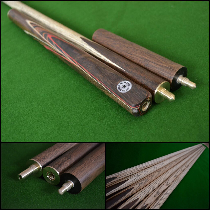 57" Handmade/Hand-Spliced Snooker Cue (Butt: Multi Spliced Rosewood)