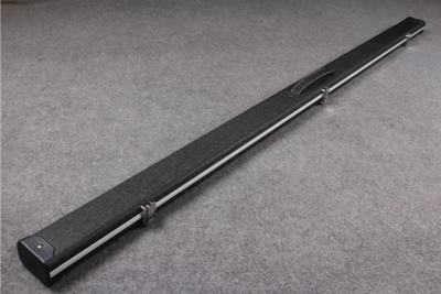 1 Piece Aluminium Double Snooker Cue Case Halo Style - Space for 2 Cues
