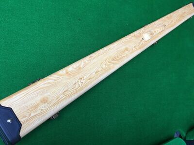 3/4 Snooker Cue Case with Stylish Wooden Effect