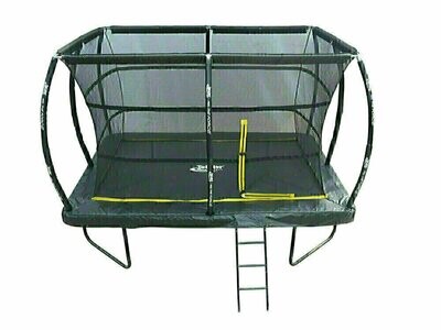 7.5ft x 10ft Telstar ELITE Rectangle Trampoline Package Including Cover and Ladder