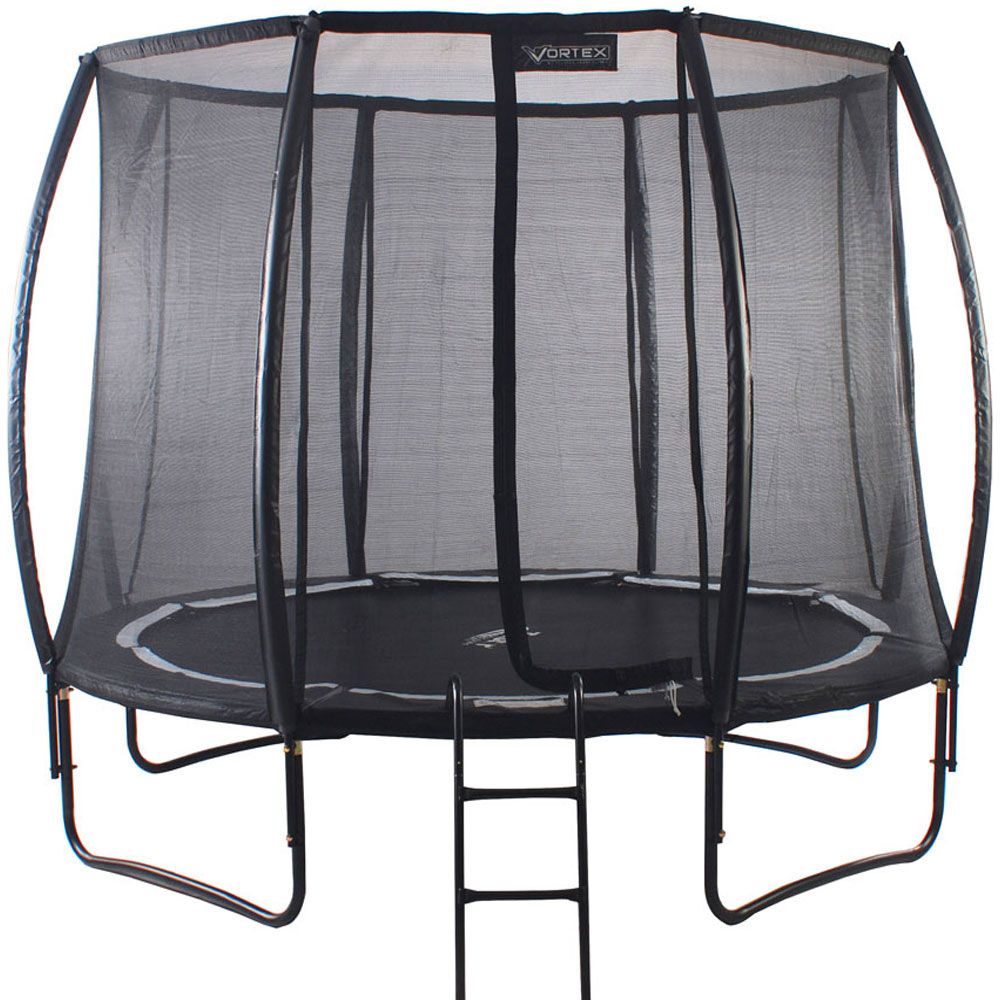 12ft Telstar Vortex BLACK Edition Trampoline and Enclosure
