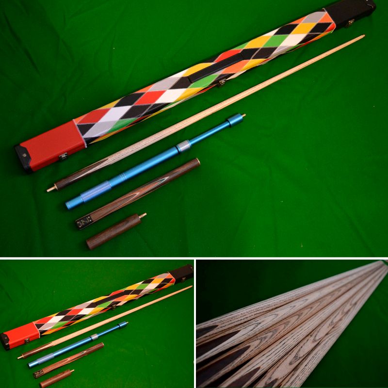 57" Handmade/Hand-Spliced Snooker Package (Butt: Rosewood)