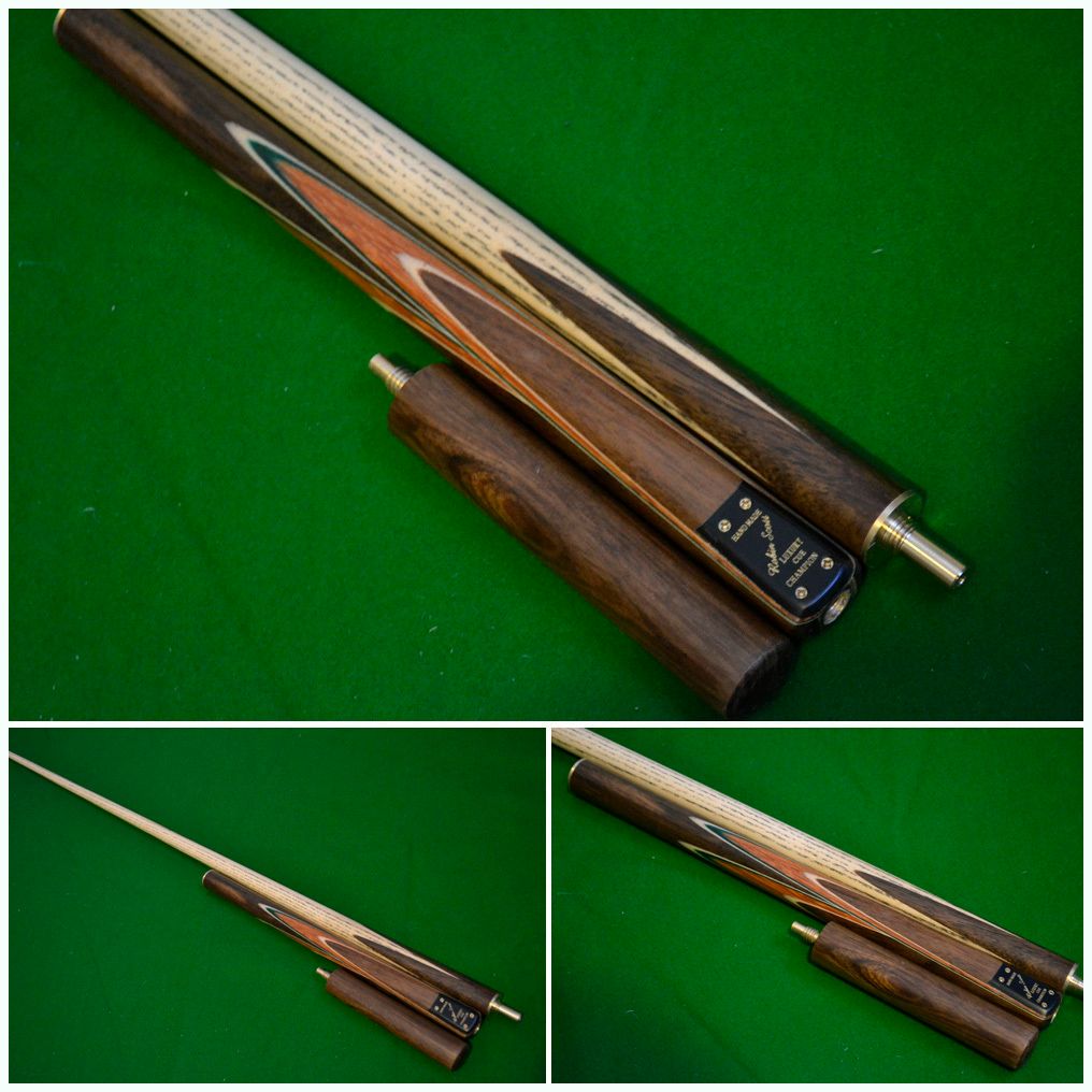 57" Handmade/Hand-Spliced Snooker Cue (Butt: Exotic Woods)