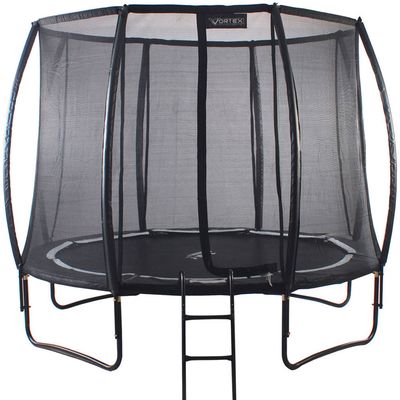 8ft Telstar Vortex BLACK Edition Trampoline and Enclosure